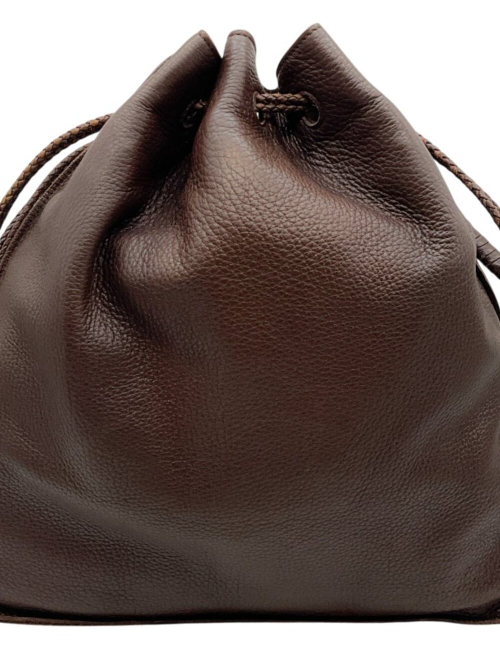 Bottega Veneta Brown Leather Large Pouch Bag - Picture 3 of 7